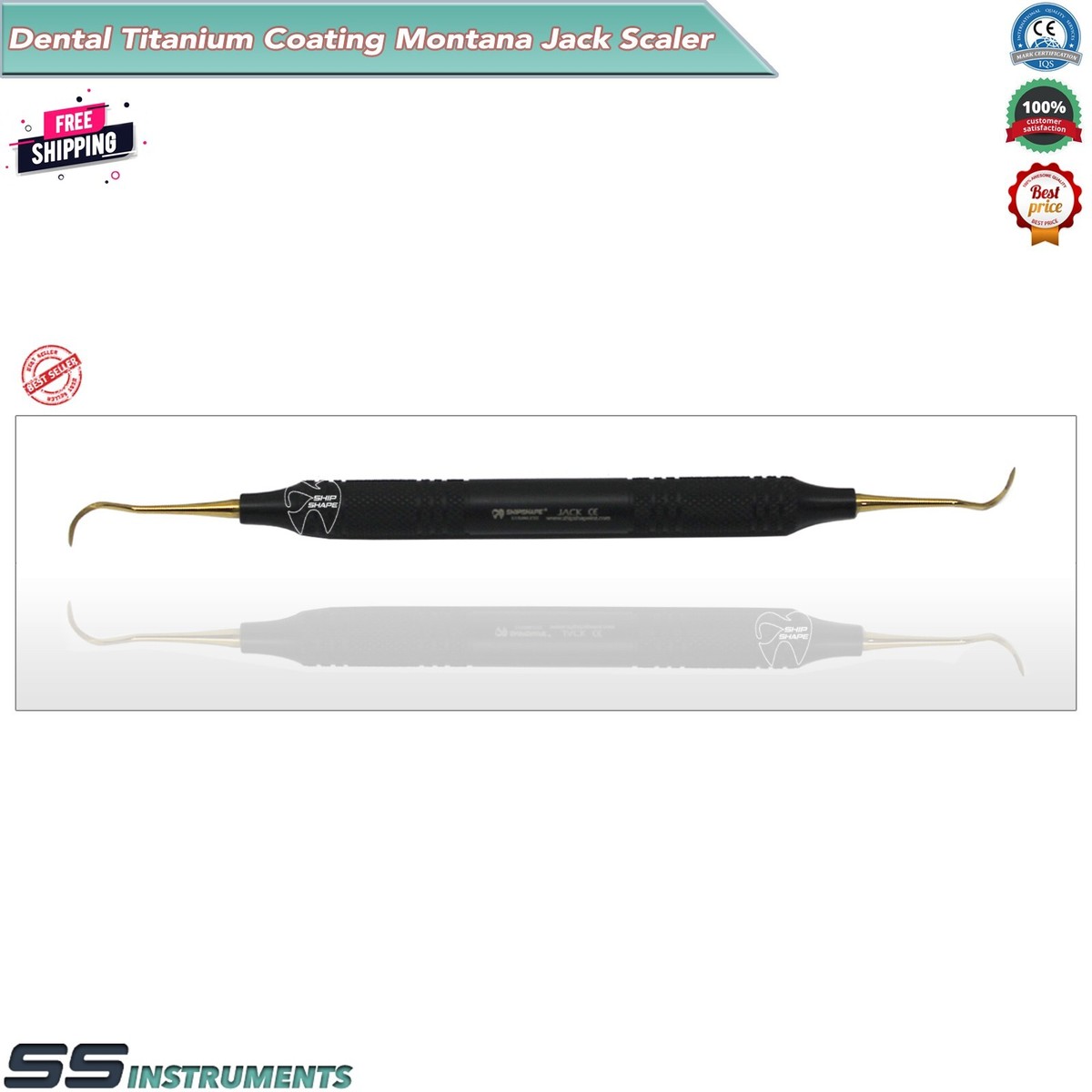 Scaler A Doppia Punta Silicone PDT Montana Jack Sickle Scaler RIGID ...