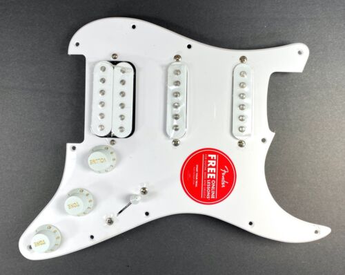 Fender Squier Fat Strat HSS Stratocaster Loaded Pickguard w/ screws Pickup Set - Picture 1 of 9