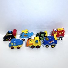 Vtech Go Go Smart Wheels Vehicles Lot of 7- Airplane Bulldozer Firetruck- WORKS