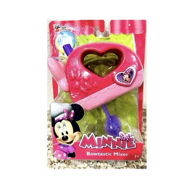 Disney Minnie Mouse Bowtastic Mixer Toy Pretend Play Kitchen Just Play NEW