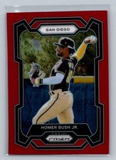 2024 Panini Prizm Homer Bush Jr. Red Prizms #/299 #59