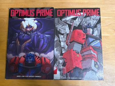 Optimus Prime Vol 4 & 5 TPB Lot (IDW) Ex Library Readers ~ HTF!