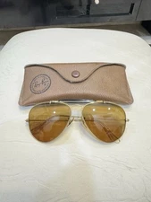 Ray-Ban USA Vintage 90s B&L Aviator ODM Chromax Driving Ss W1665  Sunglasses