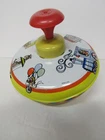 Vintage Ohio Art Tin Metal Toy Spinning Top-Works Great! Circus Design 50’s-60’s