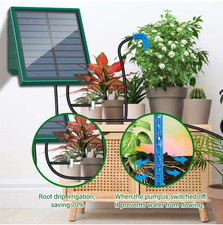 Sistema di Irrigazione Solare per Giardino Kit di Irrigazione Automatica viaggia