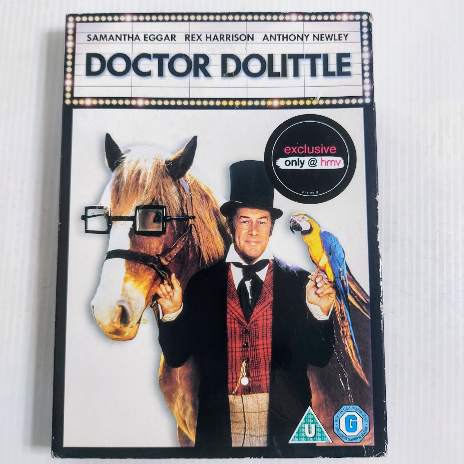 Doctor Dolittle DVD 1967 Slipcover Rex Harrison Musical Family HMV Exclusive