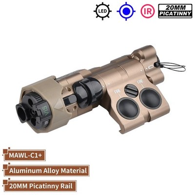 WADSN All Metal MAWL-C1 Red Green Blue IR Laser M600U Flashlight