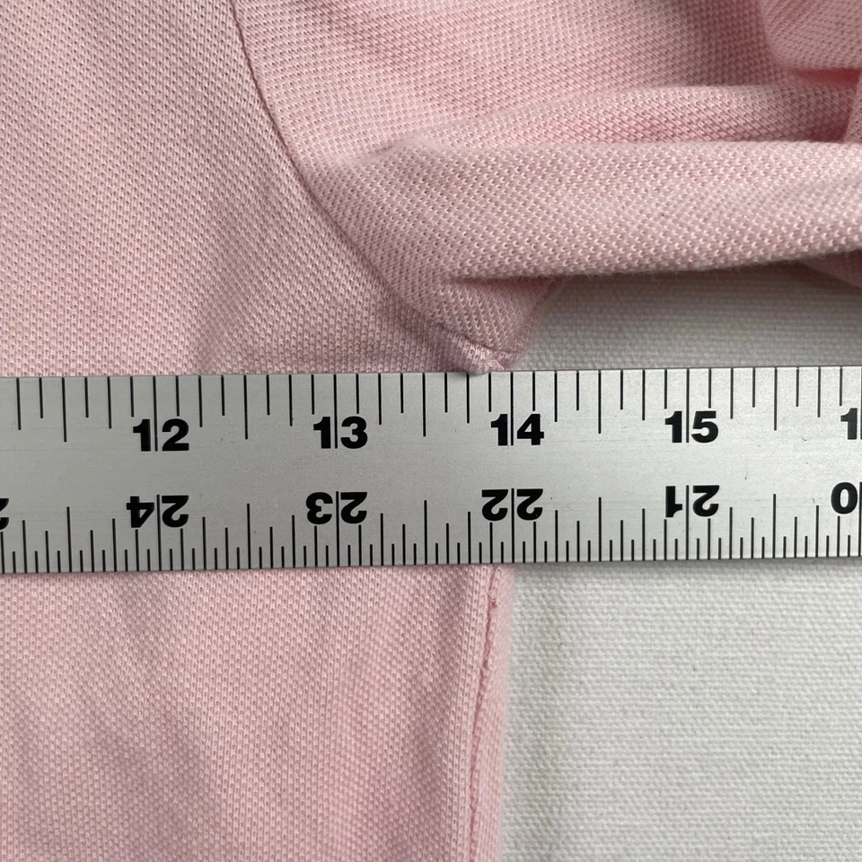 Polo Ralph Lauren Girls Pink Long Sleeve Dress Button Down Size M (8-10) No Belt - Image 3 of 4