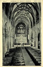Interior of Trinity Church, c1920, New York, New York