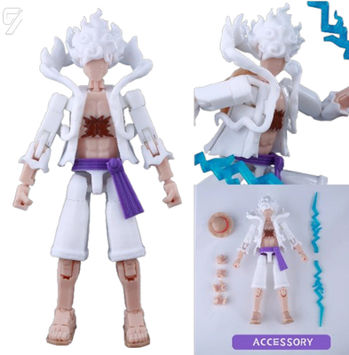 9L3D “Lucky Dummy 13” Nika Luffy Figure – 5.5-Inch One Piece