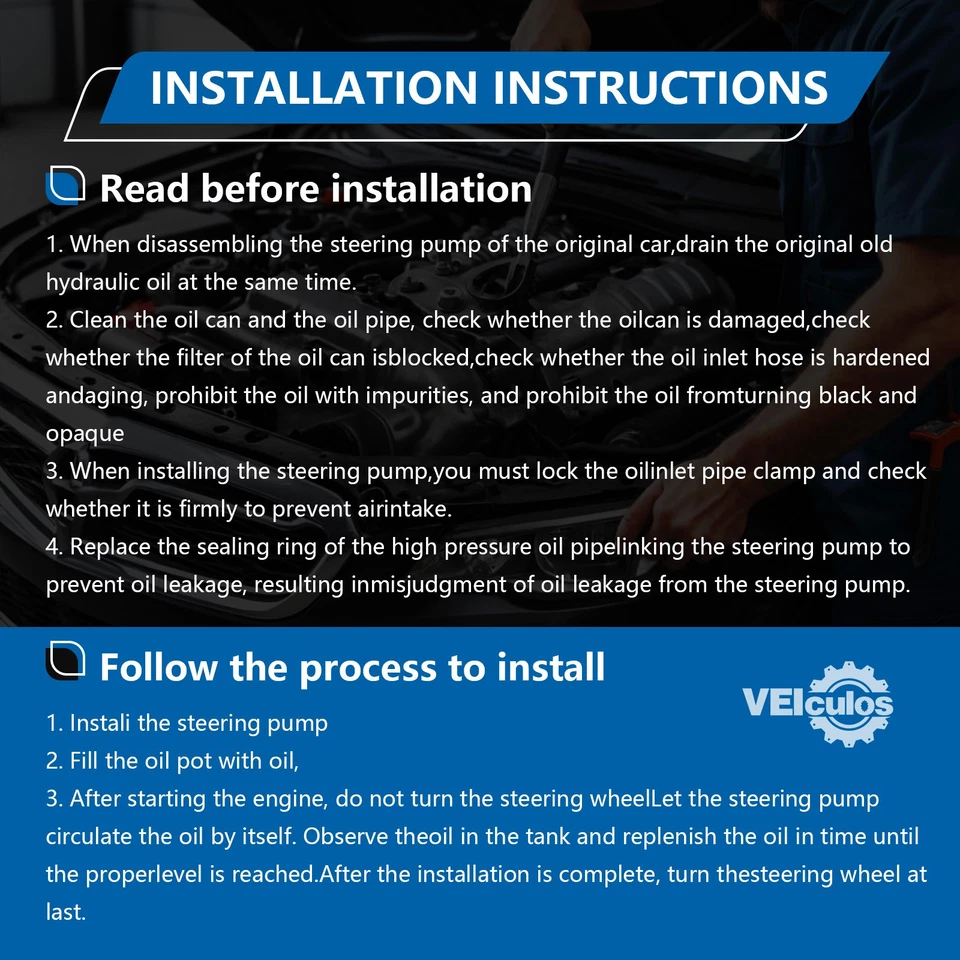 For Chevrolet 1996-2005 Blazer V6 4.3L power steering pump 20-8741 15066473 - Image 2 of 4