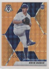 2021 Panini Mosaic Rookie Fluorescent Orange Prizm 19/25 Kris Bubic #225 u3f
