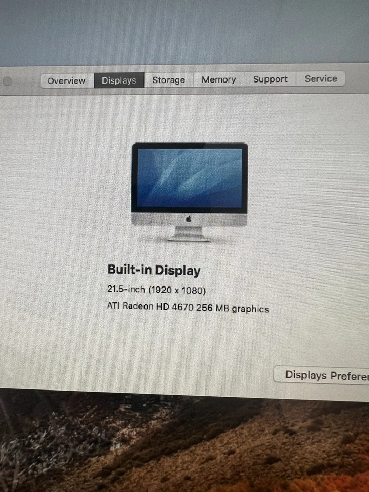 Apple iMac 21.5” 2010 3.06GHz C2D, 4GB Ram, 500GB HDD, OS High Sierra W/ Acc. - Image 3 of 4