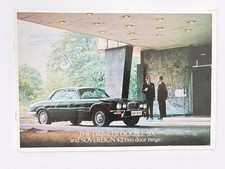 Daimler Double Six Coupe 4.2 And Sovereign Brochure