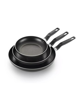 T-Fal Total Nonstick Fry Pan Set 3 Piece: 8, 9.5, & 12 Inch