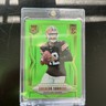 2025 Panini Elite Rookies Shedeur Sanders #112 Aspirations Lime Green /999 (RC)