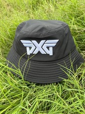 Black PXG Hat Golf Tour Stretch UV Wide Brim Golf Hat