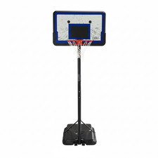 Lifetime 91329 Portable Adjustable Basketball Hoop 44" Impact Backboard Goal Net