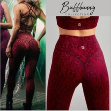 Buffbunny Evolve Toxic Reptilia Jacquard Gym Leggings L NWOT Limited Edition