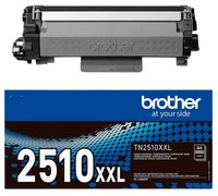 Original Toner Brother TN-2510 Xxl Schwarz 3000 Seiten Black Kartusche TN2510XXL