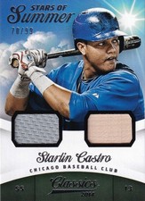2014 Classics Chicago Cubs Starlin Castro Stars Of Summer Materials Combos 70/99