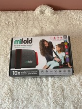 New In Open Box Mifold Grab Go Booster Seat For 40-100 lb Child Age 4 Plus