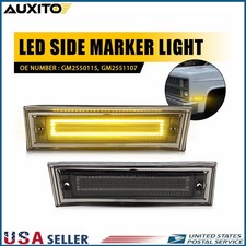 2pcs Front Side Marker Lights Amber Led Smoke For 1981-1991 Chevy Gmc Suburban 2pcs Front Side Marker Lights Amber Led Smoke For 1981-1991 Chevy Gmc Suburban