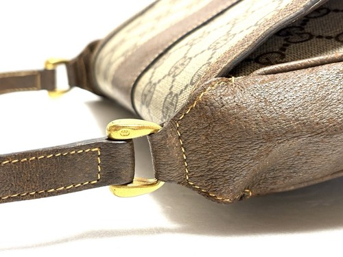 Rara* Borsa a tracolla Gucci vintage GG Supreme marrone - Foto 10 di 18