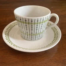 Coffee Cup Saucer Figgjo Flint Turi Design Porcelain Tea Cup & Saucer Norway