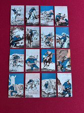 1950's, The Lone Ranger, Complete Set 16 Exhibit Cards Scarce / Vintage