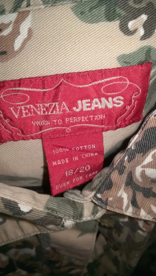 Blusa Camisa Top Venezia Mujer Talla 18/20 18W/20W Multicolor Floral Foto 2 de 3