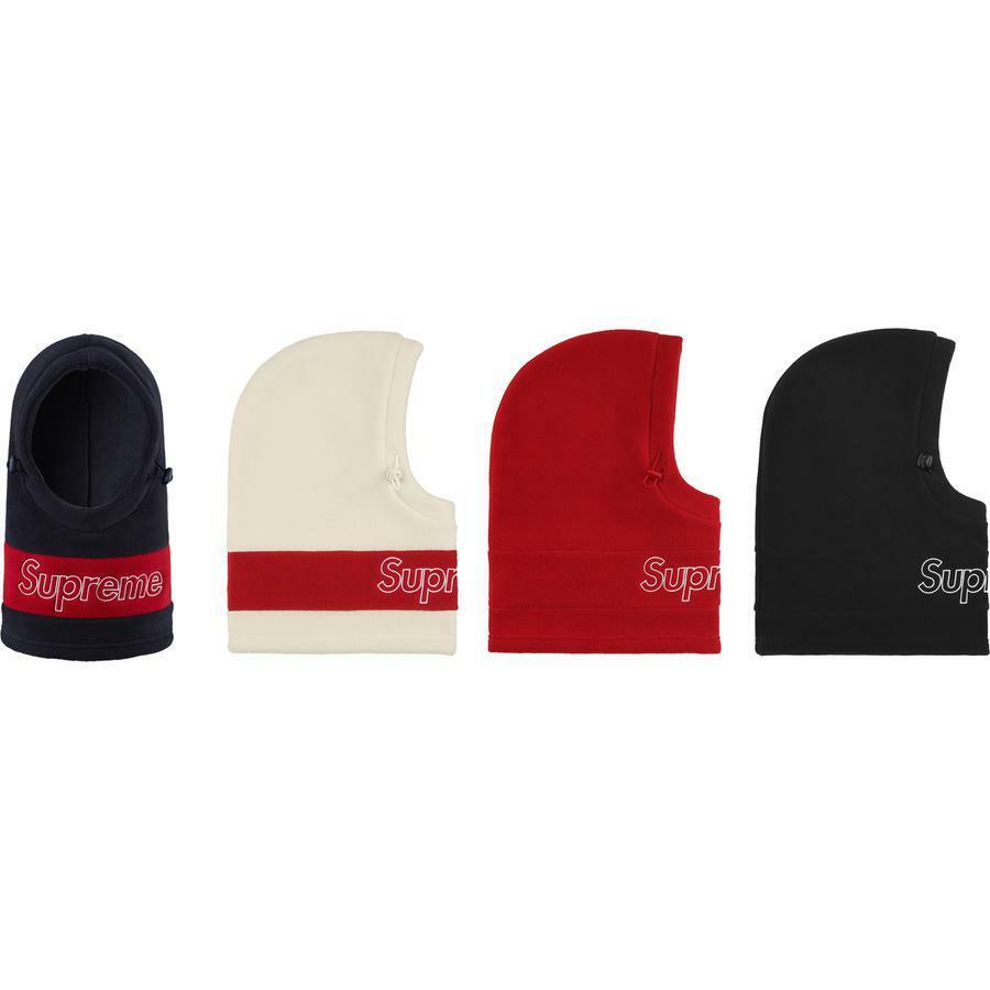 Supreme Polartec Balaclava Black/Navy F/W 18