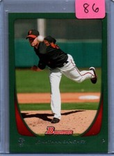 2011 Bowman - Jonathan Sanchez #54 Green 254/450