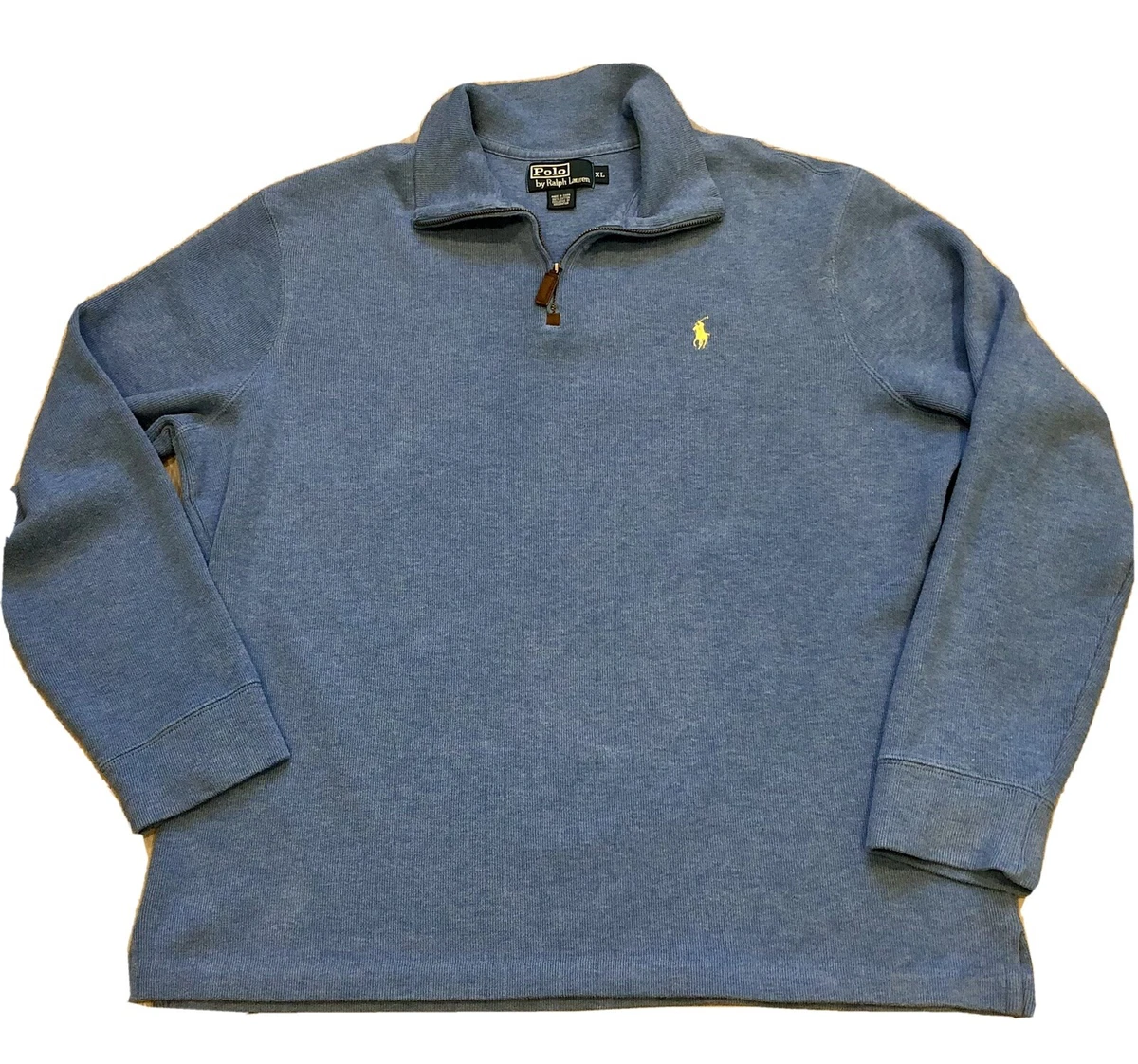 Polo ralph lauren men's half zip hotsell pullover sweater