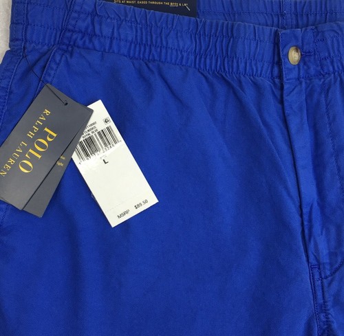 Men's Polo Ralph Lauren Classic Fit 5" Shorts Large (34/35) Blue NEW Nice! - Picture 3 of 7