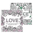Single Book Squiggle® Peace & Love Advanced Colouring Book.
