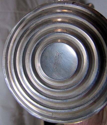 2 candelabros Arrowsmith de plata de ley con peso de 5 7/8" - Imagen 5 de 5