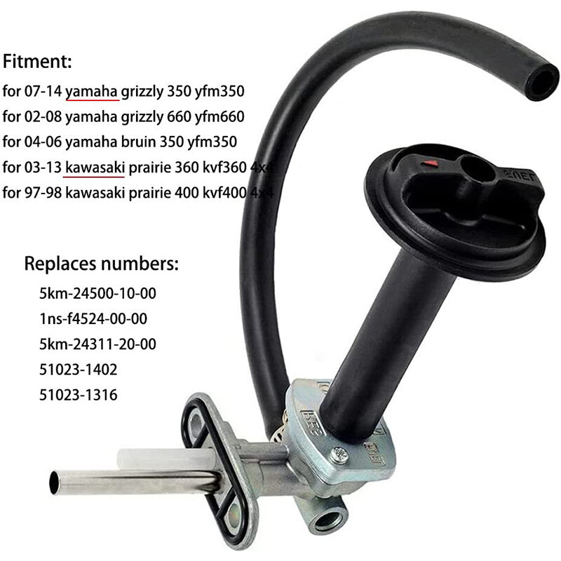 Rubinetto Benzina Con Filtro Aria Per Yamaha Grizzly 660 YFM660F (2002-2008) - MOTO1988