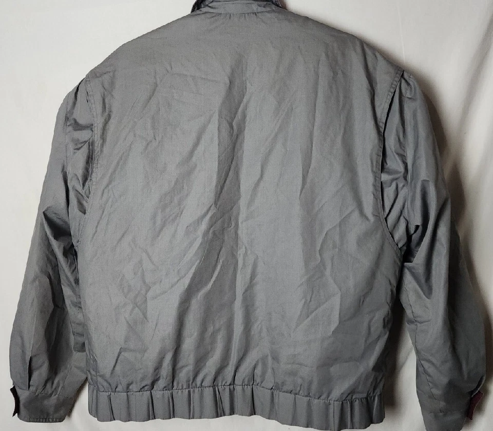 Chaqueta vintage para clima frío con cremallera completa forrada acolchada extraíble Members Only Men 42 Foto 4 de 4