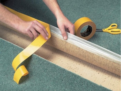 CARPET TAPE DOUBLE SIDED MULTI-PURPOSE STRONG ADHESIVE TAPE HEAVY DUTY UK 48x25M - Picture 7 of 7