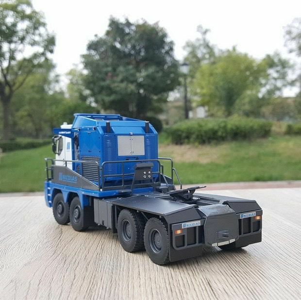 Nicolas Tractomas 4-Axle Truck Blue - Tii Group - IMC 1:50 Scale