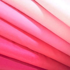 ROBERT KAUFMAN "KONA COTTON SOLID" Pink tones by the 1/2 yard