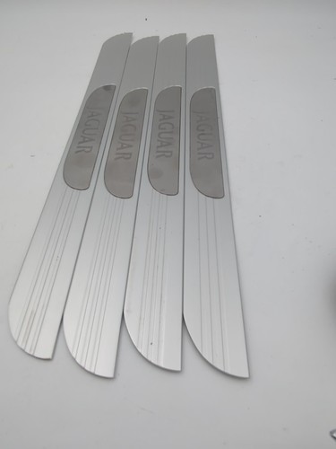 2000's Jaguar XJ8 Door Sill Trim Scuff Plate Four Pieces Set - Bild 4 von 10