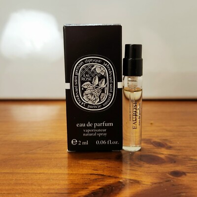 Diptyque EAU ROSE Eau de Parfum EDP 0.06fl oz/2mL Spray Sample BNIB