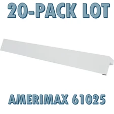 20-pack lot Amerimax 3/8" x 9 In. White Aluminum Smooth Siding Corner 61025