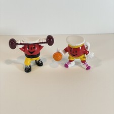 VTG Kool Aid Man Oh Yeah figures basketball weights KRAFT Foods PVC