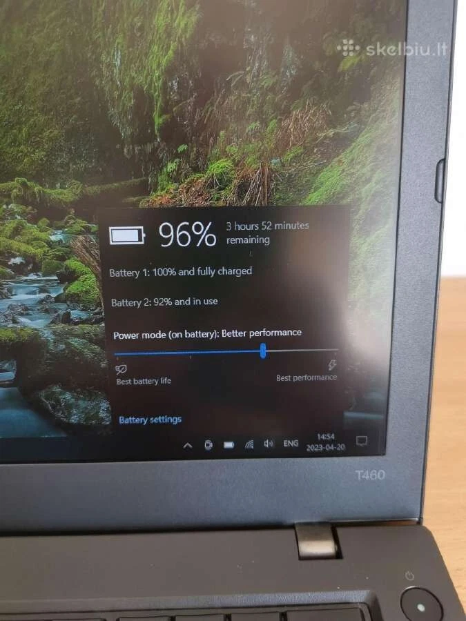 Used Lenovo ThinkPad T460 laptop Intel I5 4GB RAM 240GB SSD FHD UPS DELIVERY - Image 3 of 4