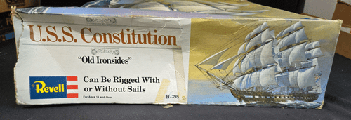 1974 Revell Model Kit USS United States Old Ironsides Tall Ship 1:96 H-398 - Imagen 5 de 6