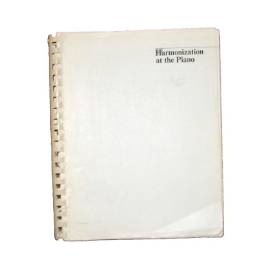 Vintage Harmonization at the Piano-Arthur Frackenpohl/ 1985 Book / Fifth Edition