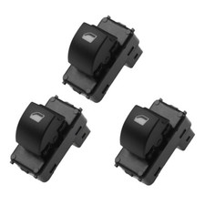 3PCS Electric Window Control Switch Passenger Side For Peugeot 207 Citroen C4